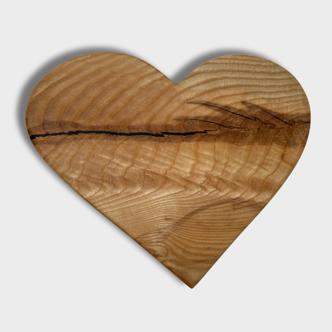 Heart Shaped Maple Charcuterie Board